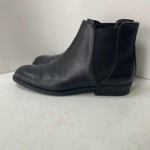 ZARA Leather Chelsea Boot, EUR 38, US 8